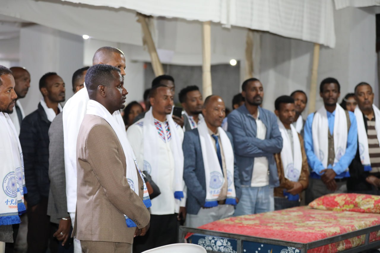 Tederash SACCO member starting a savings account in Addis Ababa